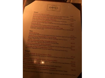 Barrique Venice menu photo