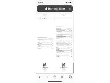 Barton G. The Restaurant Miami Beach menu photo