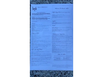 Basil's Greek Dining menu photo