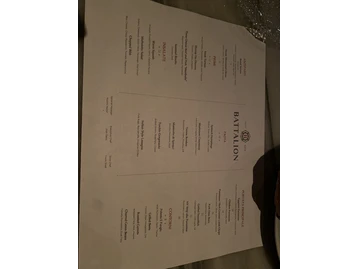 Battalion menu photo