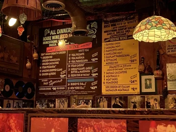 Battista's Hole In the Wall menu photo