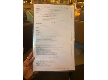 Beatrix menu photo