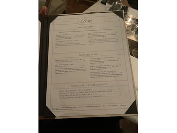 Becca Restaurant menu photo