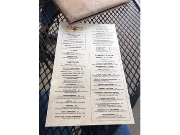 Bella Monica menu photo