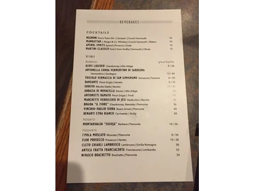 Bella Napoli menu photo