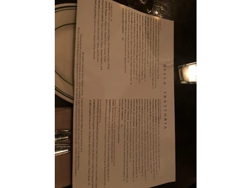 Bella Trattoria menu photo