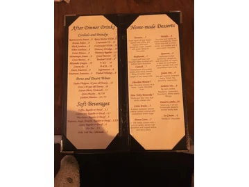 Bellini menu photo