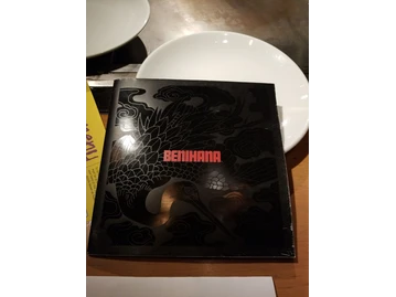 Benihana menu photo