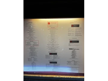 Benihana menu photo