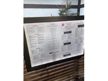 Benihana menu photo