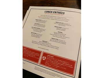 Benihana menu photo