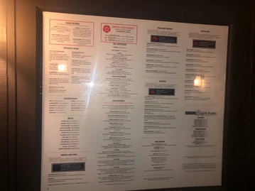 Benihana menu photo