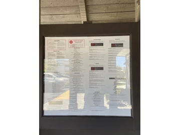 Benihana menu photo