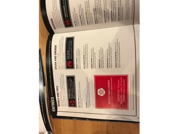 Benihana menu photo