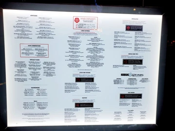 Benihana menu photo