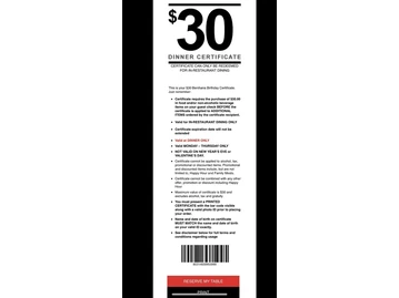 Benihana menu photo
