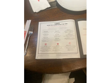 Benihana menu photo