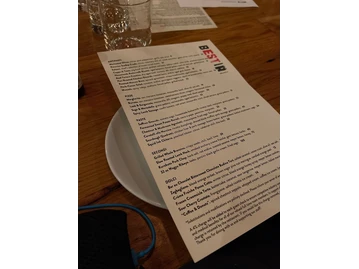 Bestia menu photo