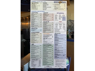 Beyond Bread menu photo