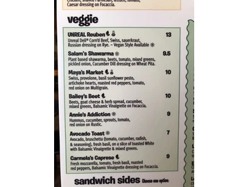 Beyond Bread menu photo