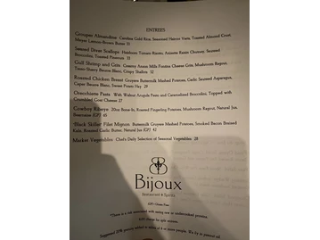 Bijoux menu photo