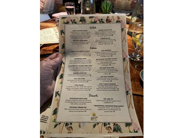 Billy's At The Beach menu photo