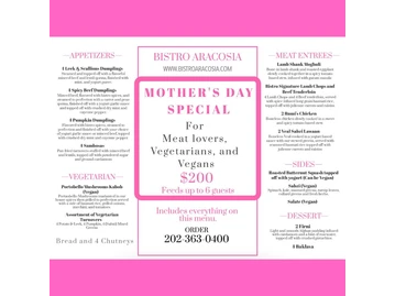 Bistro Aracosia menu photo
