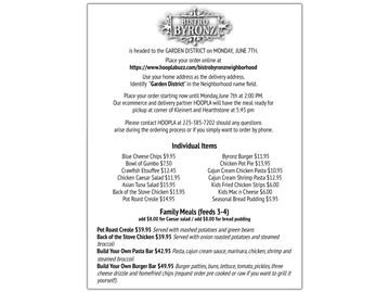 Bistro Byronz (Willow Grove) menu photo