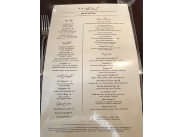 Bistro du Midi menu photo