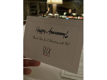 Bix menu photo