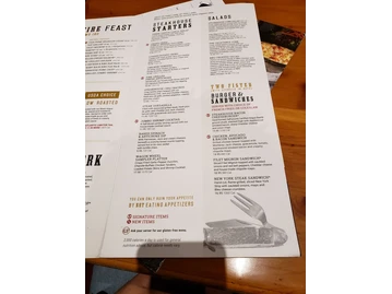 Black Angus Steakhouse menu photo
