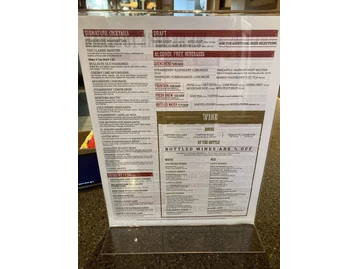 Black Angus Steakhouse menu photo