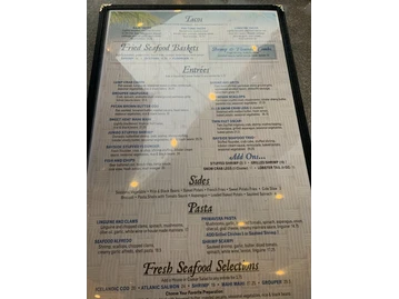 Black Marlin Bayside Grill menu photo