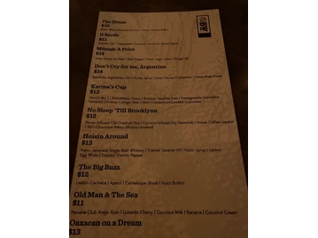 Black Walnut menu photo