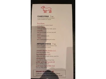 Blackbelly menu photo