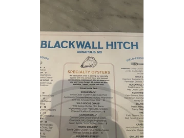 Blackwall Hitch menu photo