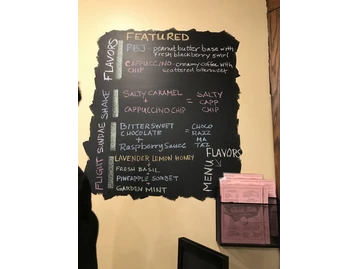 Blank Slate Creamery menu photo