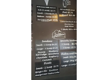 Blank Slate Creamery menu photo