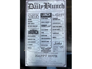 Blend on the Water menu photo