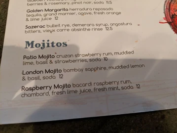 blue grillhouse menu photo