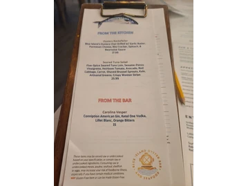 Blue Island Oyster Bar & Seafood menu photo