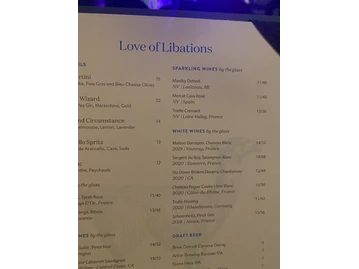 Blue LLama Jazz Club menu photo