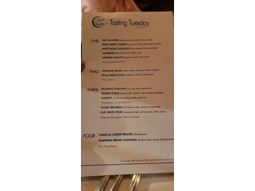Blue Moon menu photo