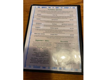 Blue Ribbon Grill menu photo
