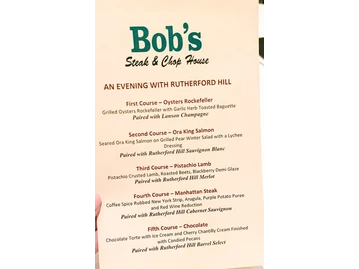 Bob's Steak & Chop House menu photo