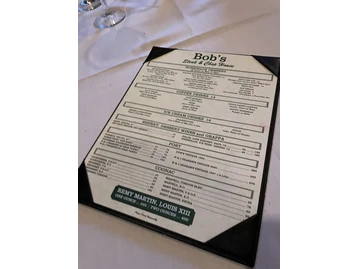 Bob's Steak & Chop House menu photo