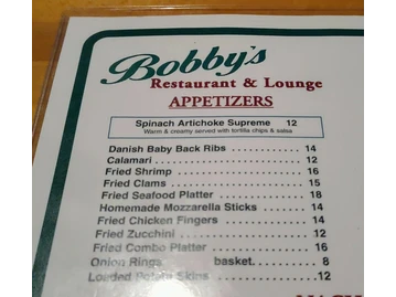 Bobby's Restaurant & Lounge menu photo