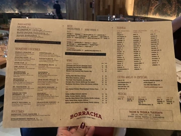 Borracha Mexican Cantina menu photo
