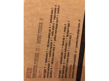 Borracha Mexican Cantina menu photo