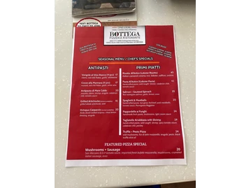 Bottega Pizzeria Ristorante menu photo